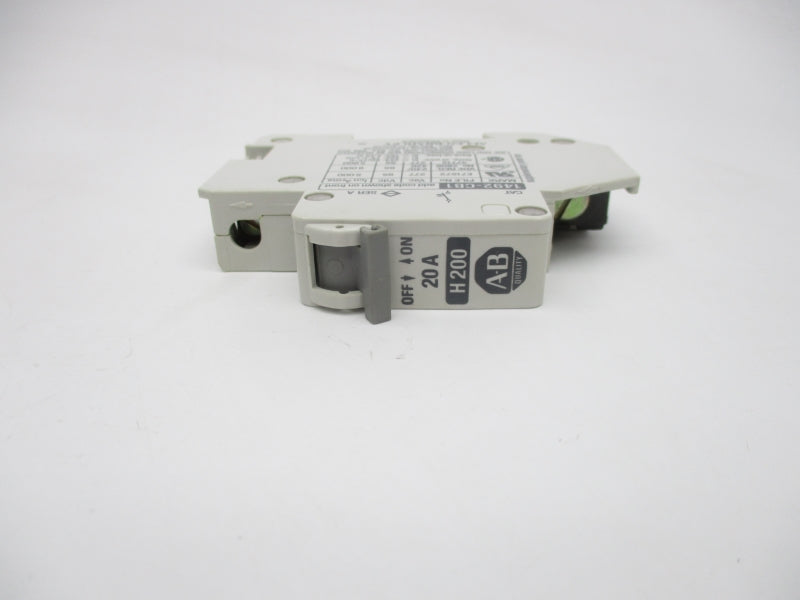 ALLEN BRADLEY 1492-CB1H200 SER. A 277VAC 20A (AS PICTURED) NSMP