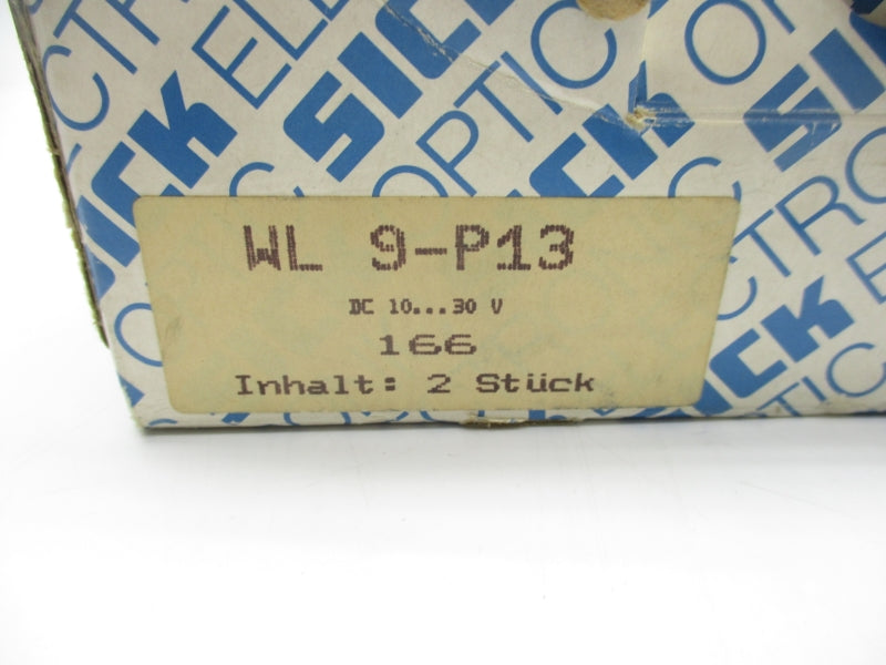 SICK WL9-P13 166 10-30VDC (PKG OF 2) NSMP
