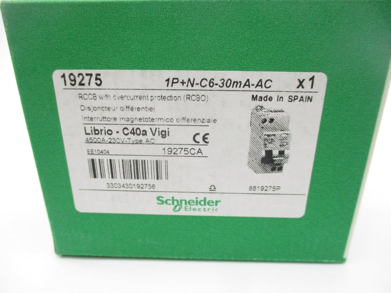 SCHNEIDER ELECTRIC 19275 230V 40A NSNP