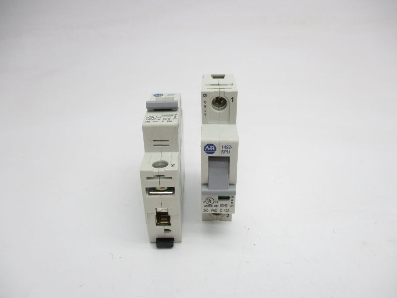 ALLEN BRADLEY 1492-SPU1C100 SER. A 240VAC 10A (PKG OF 2) NSMP