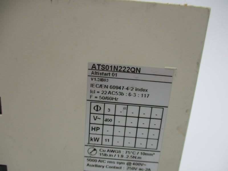 SCHNEIDER ELECTRIC ATS01N222QN 400V NSNP