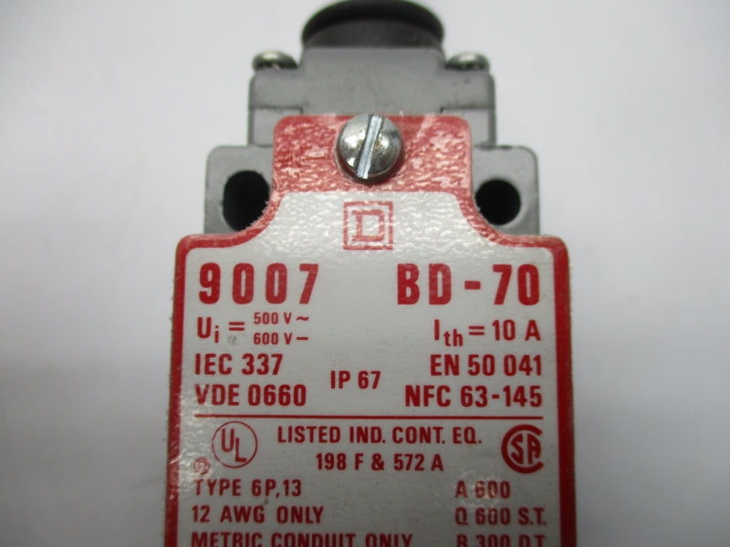 SQUARE D 9007BD70 600V 10A NSNP