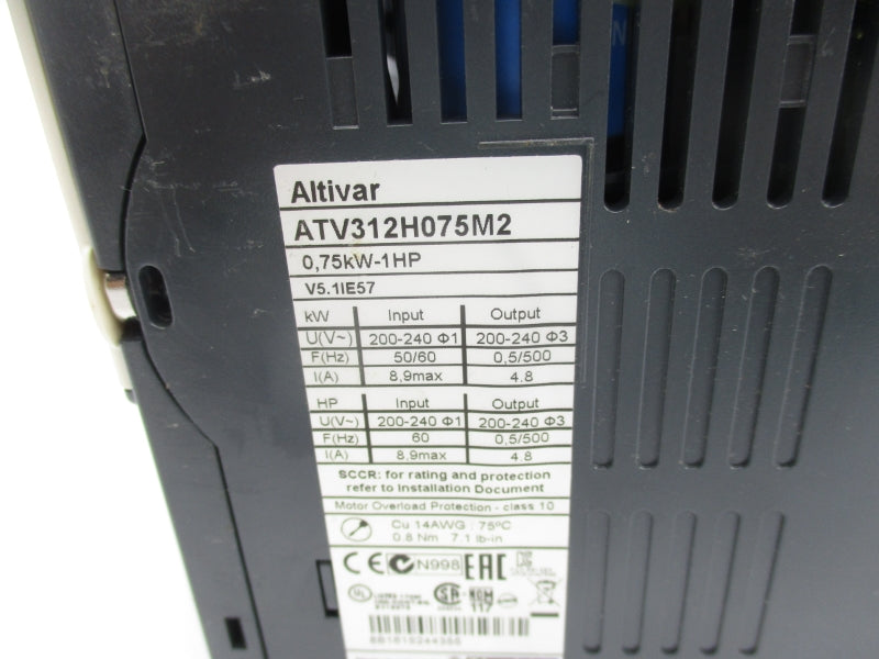 SCHNEIDER ELECTRIC ATV312H075M2 200-240V NSNP
