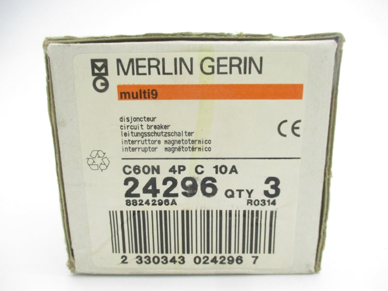 MERLIN GERIN 24296 10A (PKG OF 3) NSFS