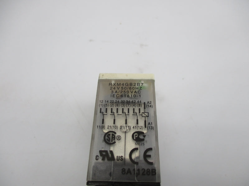SCHNEIDER ELECTRIC RXM4GB2B7 24VDC 3A UNMP