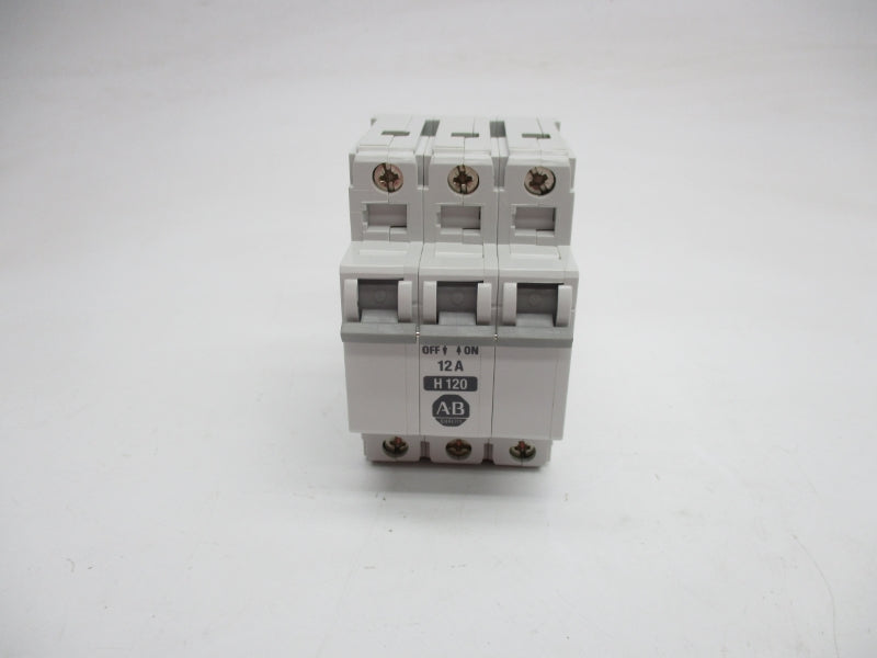 ALLEN BRADLEY 1492-CB3H120 SER. B 480VAC 12A NSMP