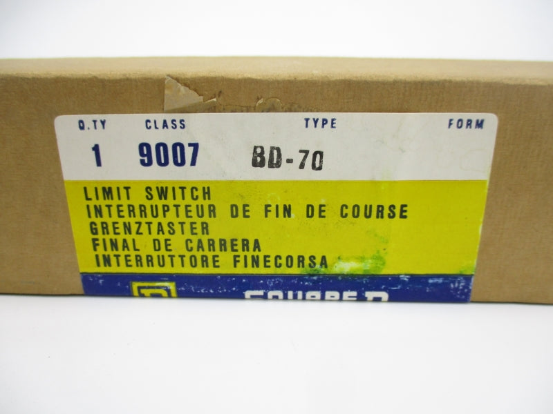 SQUARE D 9007BD70 600V 10A NSMP