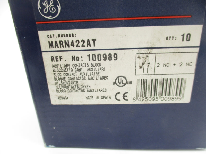 GENERAL ELECTRIC MARN422AT 750V 10A (PKG OF 10) NSMP