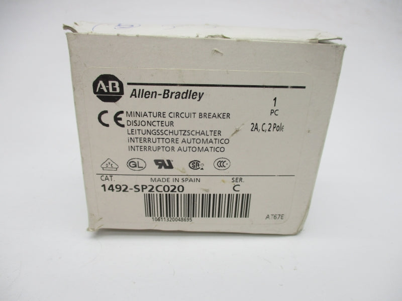 ALLEN BRADLEY 1492-SP2C020 SER. C 415VAC 2A NSMP