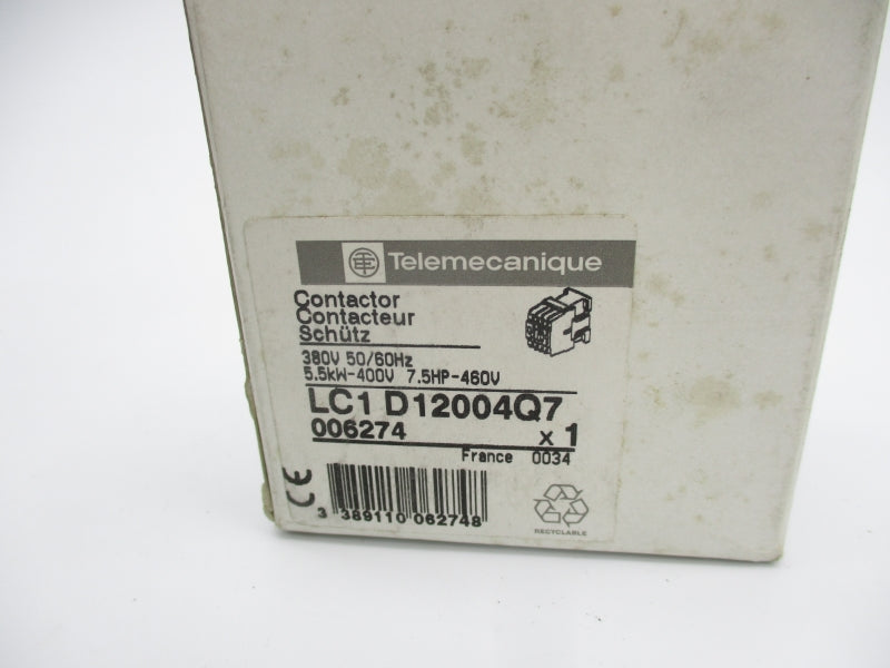 TELEMECANIQUE LC1D12004Q7 460V 25A NSMP