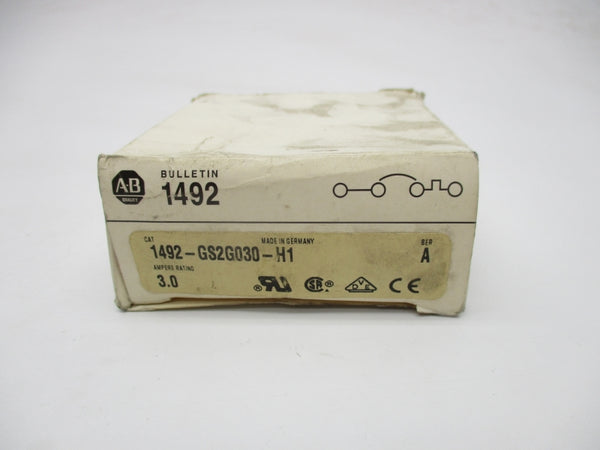 ALLEN BRADLEY 1492-GS2G030-H1 SER. A 277/480VAC 3.0A NSMP