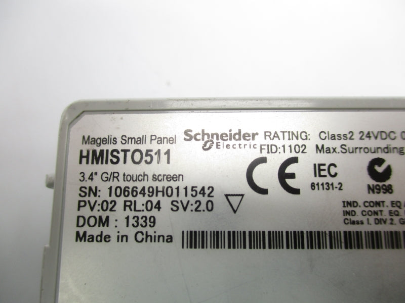 SCHNEIDER ELECTRIC HMISTO511 24VDC 3.4" NSNP