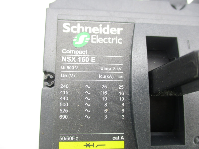 SCHNEIDER ELECTRIC NSX160E 800V (AS PICTURED) NSNP