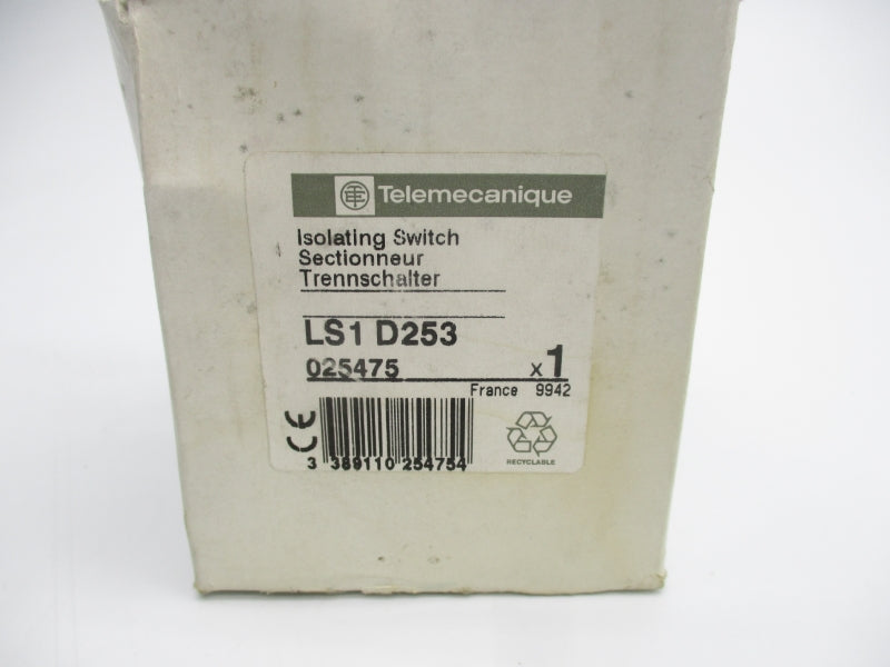 TELEMECANIQUE LS1D253 500V 25A NSMP