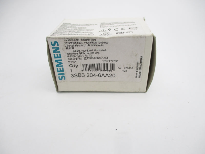 SIEMENS 3SB3204-6AA20 NSMP