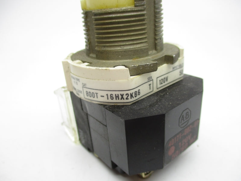 ALLEN BRADLEY 800T-16HX2KB6 SER. T 120V (AS PICTURED1) NSNP