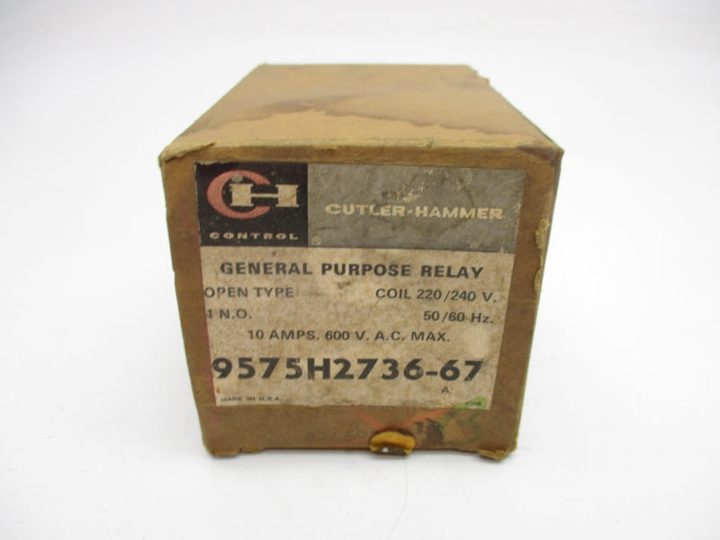 CUTLER HAMMER 9575H2736-67 220/240V 10A NSMP