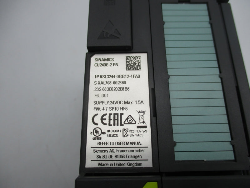 SIEMENS 6SL3210-1PE11-8AL1 400-480V NSNP