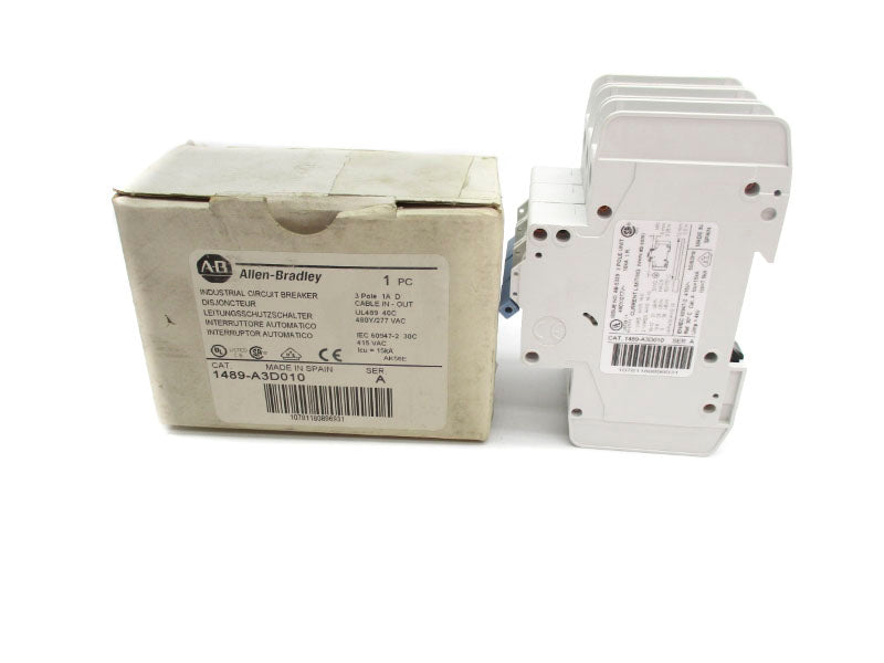 ALLEN BRADLEY 1489-A3D010 SER. A 277VAC 1A NSMP