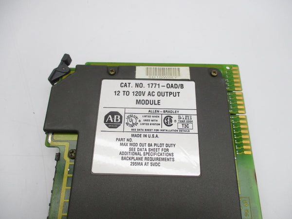 ALLEN BRADLEY 1771-OAD SER. B 12-120VAC NSNP