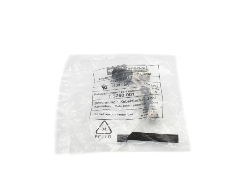 AMPHENOL T3260001 250V 5A NSMP