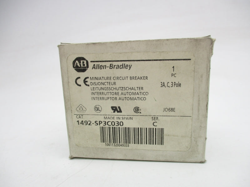 ALLEN BRADLEY 1492-SP3C030 SER. C 415VAC 3A NSMP