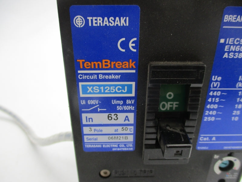 TERASAKI XS125CJ 690V 63A NSNP