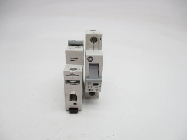 ALLEN BRADLEY 1492-SP1C100 SER. C 240/415VAC 10A (PKG OF 2) NSMP