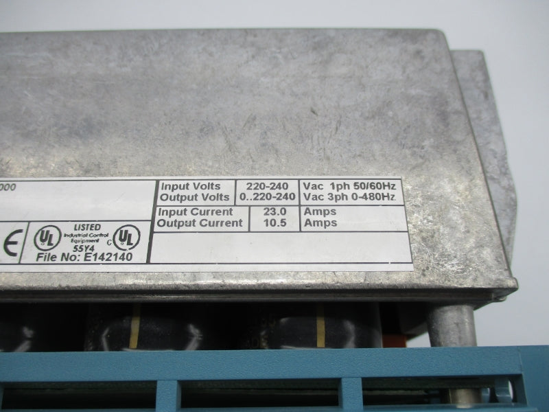EUROTHERM DRIVES 605/022/230/1/0/0010/UK/000 220-240V 23.0A (AS PICTURED) NSNP