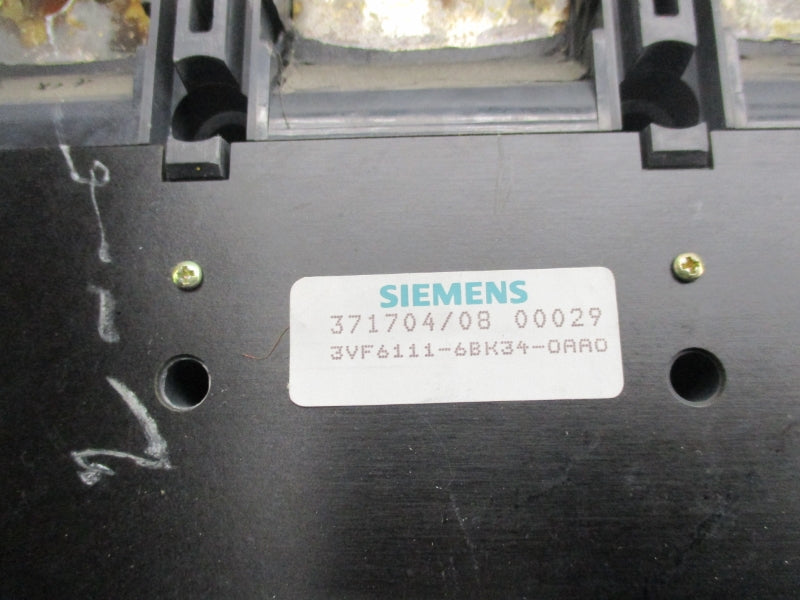 SIEMENS 3VF6111-6BK34-0AA0 690V UNMP