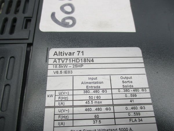 SCHNEIDER ELECTRIC ATV71HD18N4 380-480V NSNP