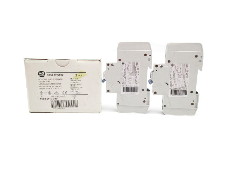 ALLEN BRADLEY 1489-A1C050 SER. A 277VAC 5A (PKG OF 2) NSMP