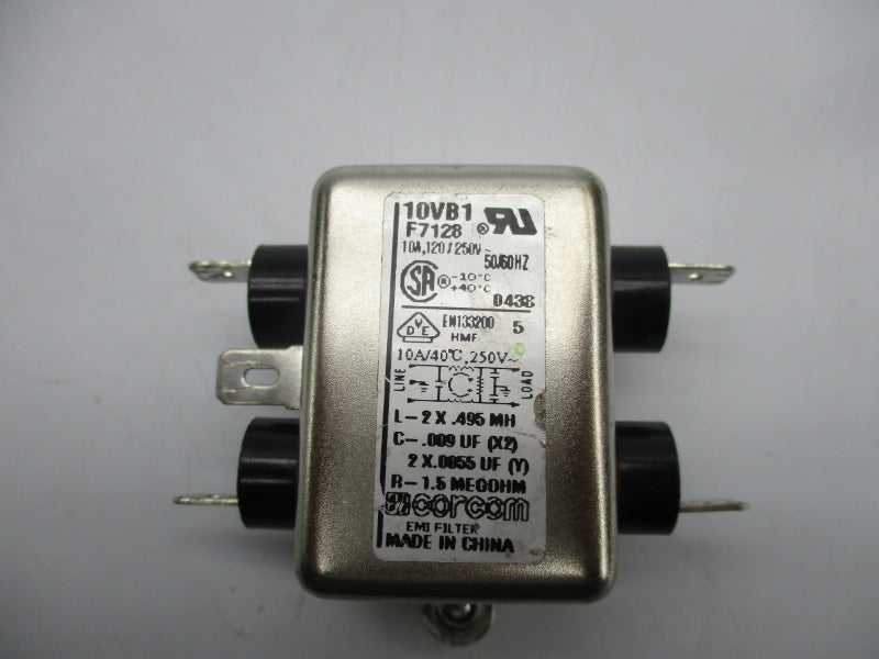 CORCOM 10VB1 F7128 120/250V 10A UNMP
