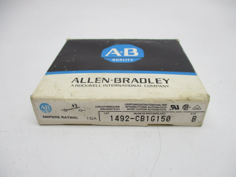 ALLEN BRADLEY 1492-CB1G150 SER. B 277V 15A NSMP
