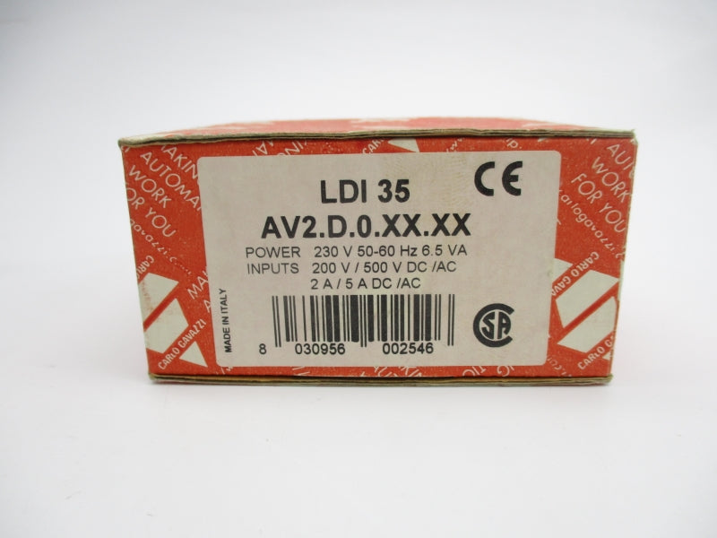 CARLO GAVAZZI LDI35AV2.D.0.XX.XX 200/500VDC/AC 2/5A NSMP