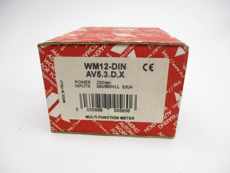 CARLO GAVAZZI WM12-DINAV5.3.D.X 380/660V 5/6A NSMP