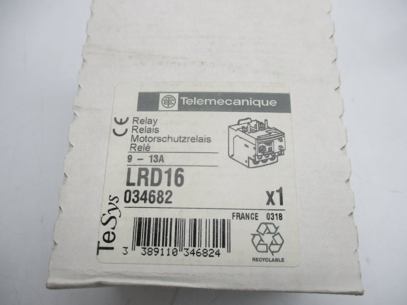 TELEMECANIQUE LRD16 9-13A NSFS