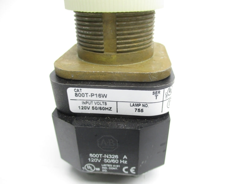 ALLEN BRADLEY 800T-P16W SER. T 120V NSNP
