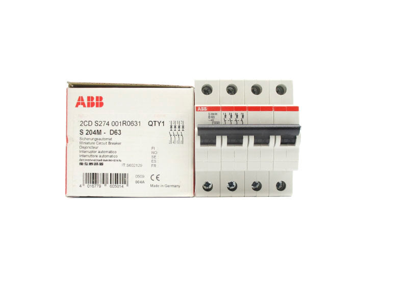 ABB 2CDS274001R0631 S204M-D63 400V 63A NSMP
