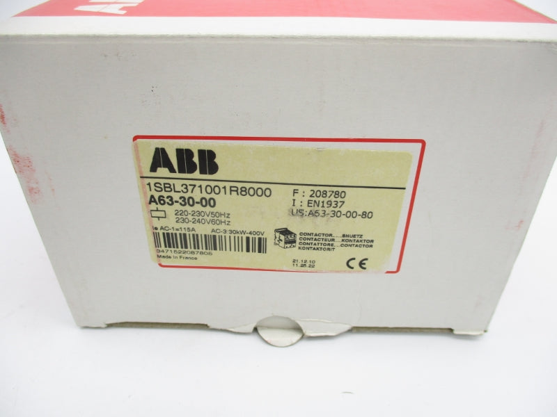 ABB 1SBL371001R800 A63-30-00-80 230-240V NSMP