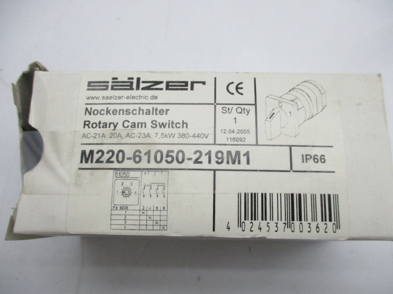 SALZER M220-61050-219M1 380-440V 20A NSMP