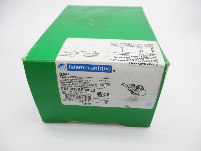 TELEMECANIQUE XS1M18KP340L2 12-24VDC NSMP