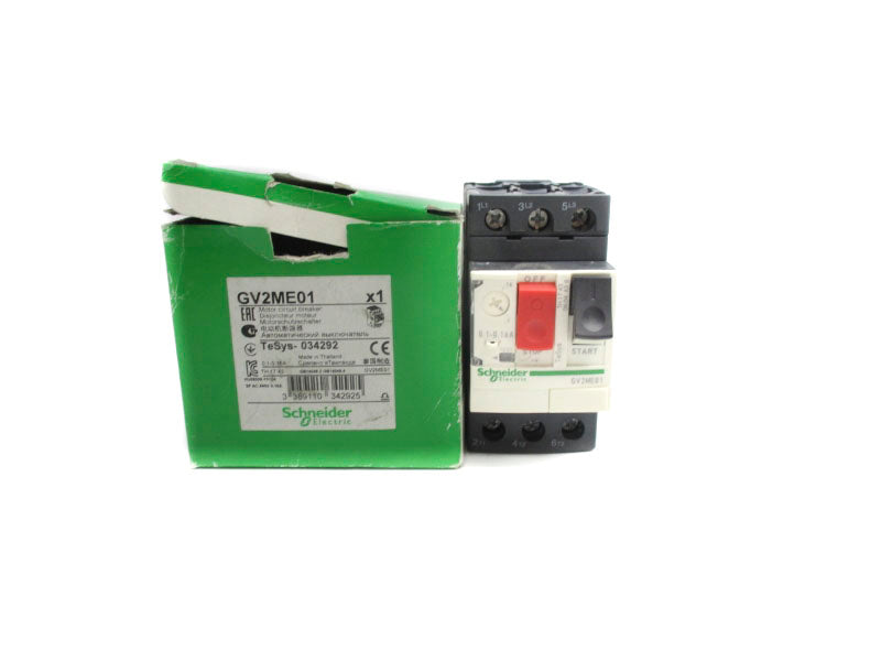 SCHNEIDER ELECTRIC GV2ME01 600VAC 0.1-0.16A NSMP