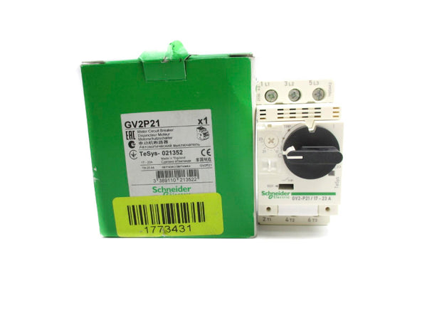 SCHNEIDER ELECTRIC GV2P21 600VAC 17-23A NSMP