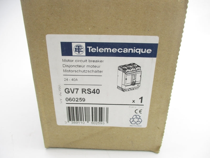 TELEMECANIQUE GV7RS40 750V 24-40A NSMP