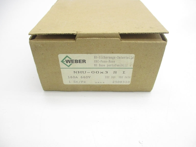 WEBBER NHU-00X3SI 660V 160A NSMP