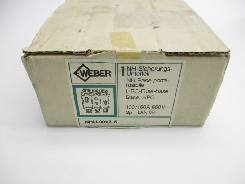 WEBBER NHU-00X3S 660V 100/160A NSMP