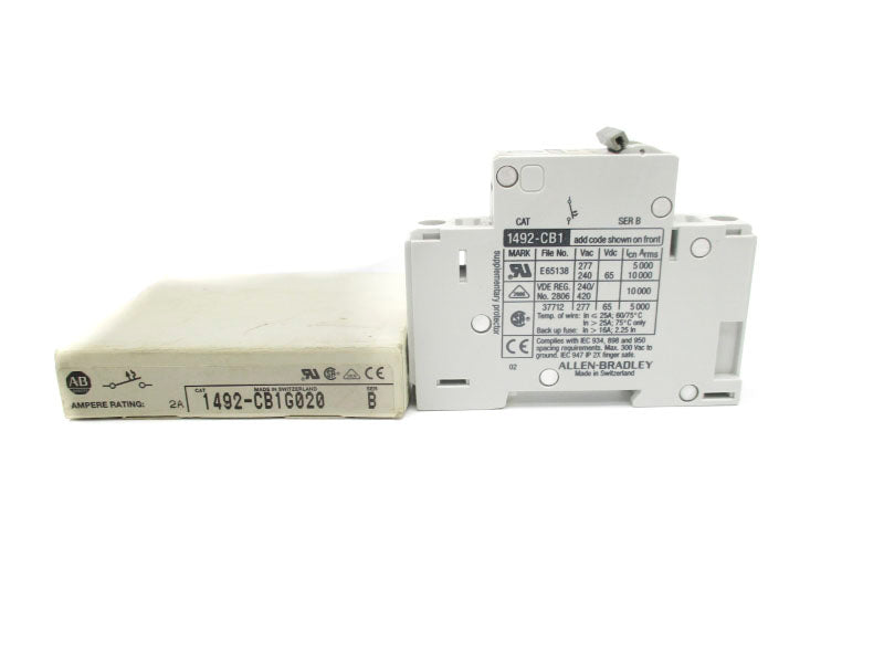 ALLEN BRADLEY 1492-CB1G020 SER. B 277VAC 2A NSMP
