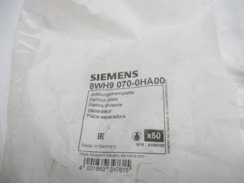 SIEMENS 8WH9070-0HA00 (PKG OF 50) NSMP
