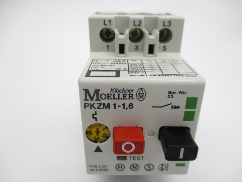 KLOCKNER MOELLER PKZM1-1,6A NSNP